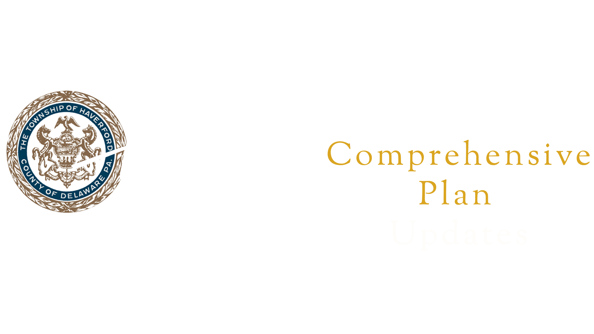 Haverfor Township Comprehensive Plan Updates